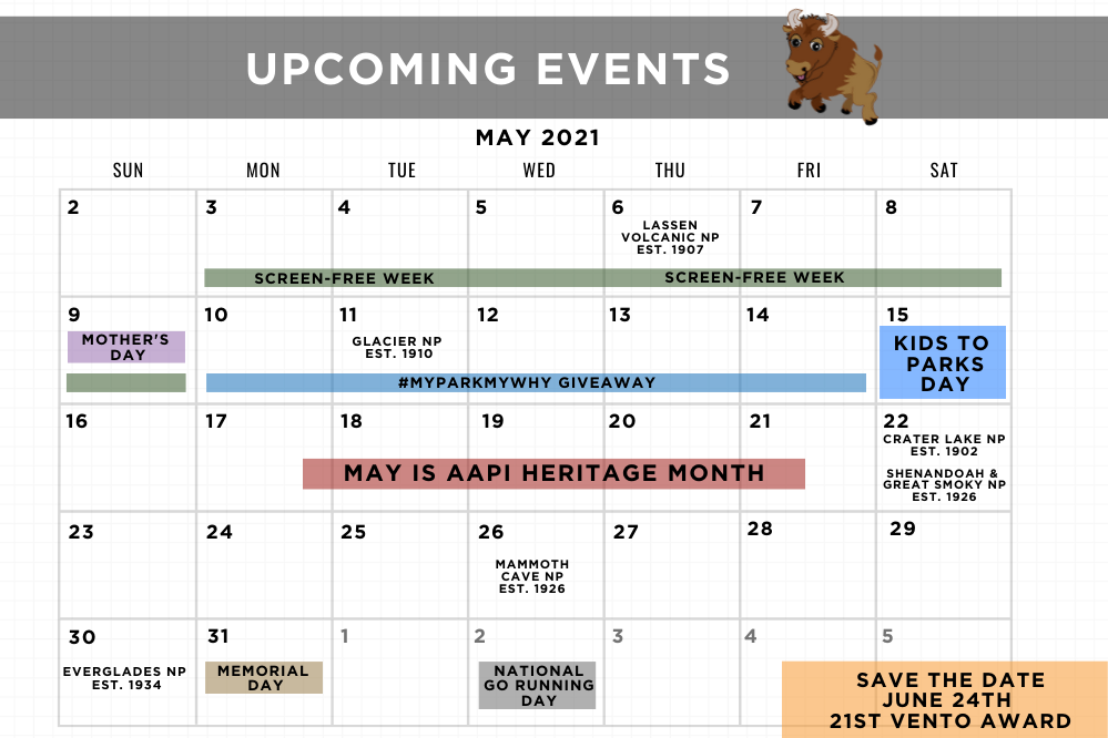 July 2021 Events Calendar